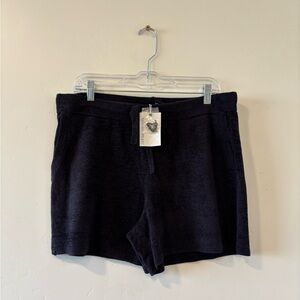 New Barefoot Dreams Short Womens Large Cozychic Ultra Lite Lounge Casual Comfort